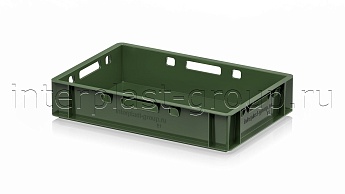 Ящик для мяса и колбасных изделий Е-1 зеленый в Королеве Ящик для мяса и колбасных изделий Е-1 зеленый в Королеве