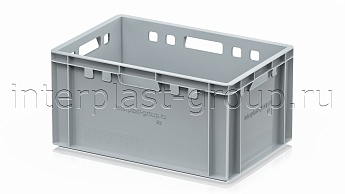 Ящик для мяса и колбасных изделий Е-3 серый в Королеве Ящик для мяса и колбасных изделий Е-3 серый в Королеве