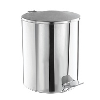 Ведро для мусора с педалью, усиленное, Титан, 15 л, нержавеющая сталь, хром в Королеве Ведро для мусора с педалью, усиленное, Титан, 15 л, нержавеющая сталь, хром в Королеве