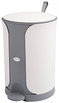 Контейнер для мусора Sтилъ с педалью 11 л серый 11 серый в Королеве