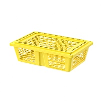 Ящик продуктовый универсальный желтый в Королеве