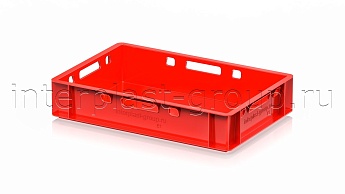 Ящик для мяса и колбасных изделий Е-1 красный в Королеве Ящик для мяса и колбасных изделий Е-1 красный в Королеве