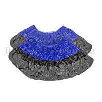 Бахилы сине-черные 1000 шт (500 пар), 54 мкм, двойная подошва, с одной резинкой, Прочные+ в Королеве Бахилы сине-черные 1000 шт (500 пар), 54 мкм, двойная подошва, с одной резинкой, Прочные+ в Королеве