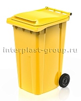 Контейнер для мусора 240 л желтый облегченный 240 желтый в Королеве Контейнер для мусора 240 л желтый облегченный 240 желтый в Королеве
