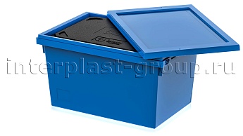 Изотермический контейнер KV 6432 в сборе с крышкой голубой в Королеве