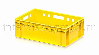 Ящик для мяса и колбасных изделий Е-2 желтый в Королеве Ящик для мяса и колбасных изделий Е-2 желтый в Королеве