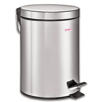 Ведро-контейнер для мусора (урна) с педалью LAIMA Classic, 20 л, зеркальное, нержавеющая сталь, со съемным внутренним ведром в Королеве