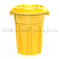 Мусорный бак универсальный  80 л желтый 80 желтый в Королеве