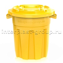 Мусорный бак универсальный 60 л желтый 60 желтый в Королеве