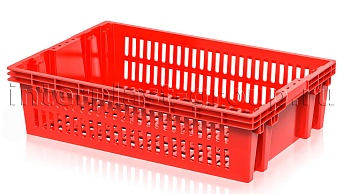 Ящик для овощей, фруктов и хлеба Евролоток морковный в Королеве