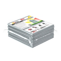 Мешки для мусора 160 л, светло-серые, в пачке 10 шт., ПВД, 40 мкм, 900х1100 мм, i-Bag в Королеве