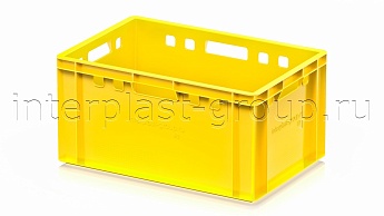 Ящик для мяса и колбасных изделий Е-3 желтый в Королеве Ящик для мяса и колбасных изделий Е-3 желтый в Королеве